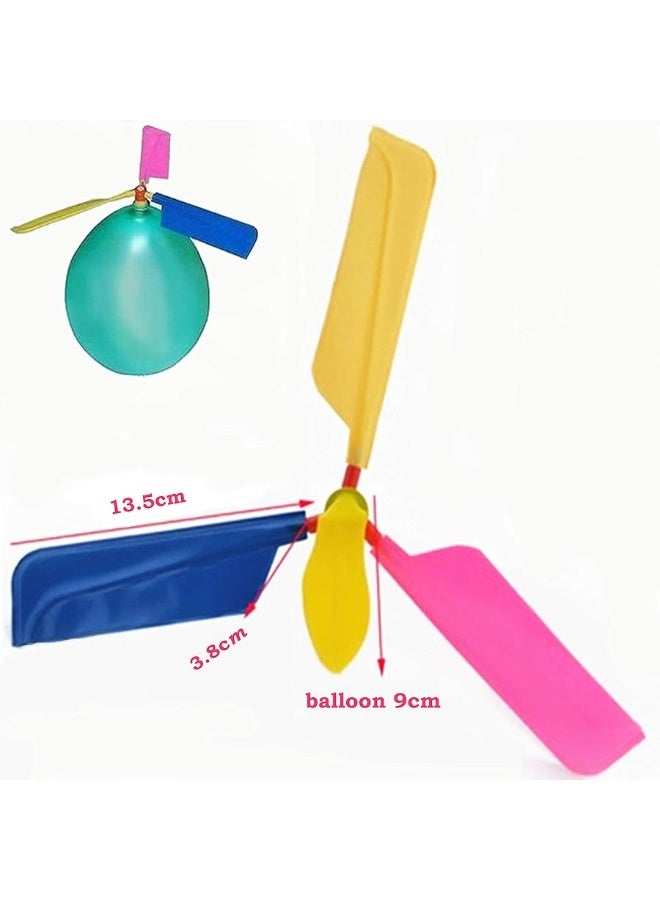 Kids Toy Balloon Helicopter (12 pack) Children's Day Gift Party Favor easter basket, stocking stuffer or birthday! Flying Toys for Boys and Girls - Outdoor Sport Toy for 7 8 9 10 Year Old