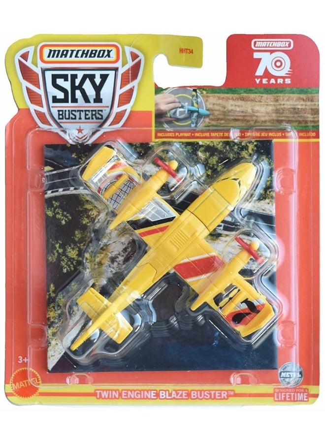 Matchbox Sky Busters Twin Engine Blaze Buster 70 Years