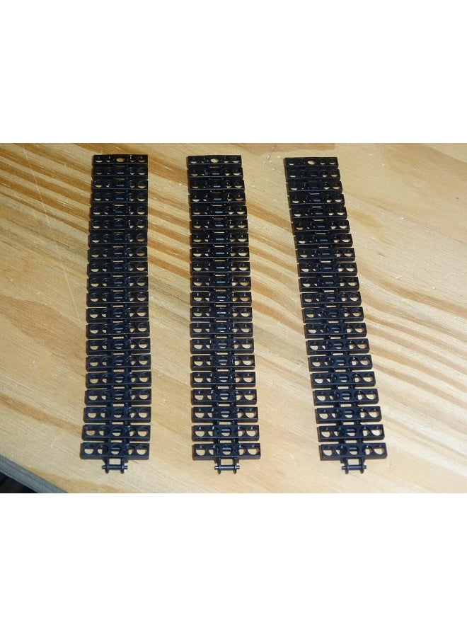 Lego Lot of 60 Black Technic Tread Links 3873 Crane Tank Tracks