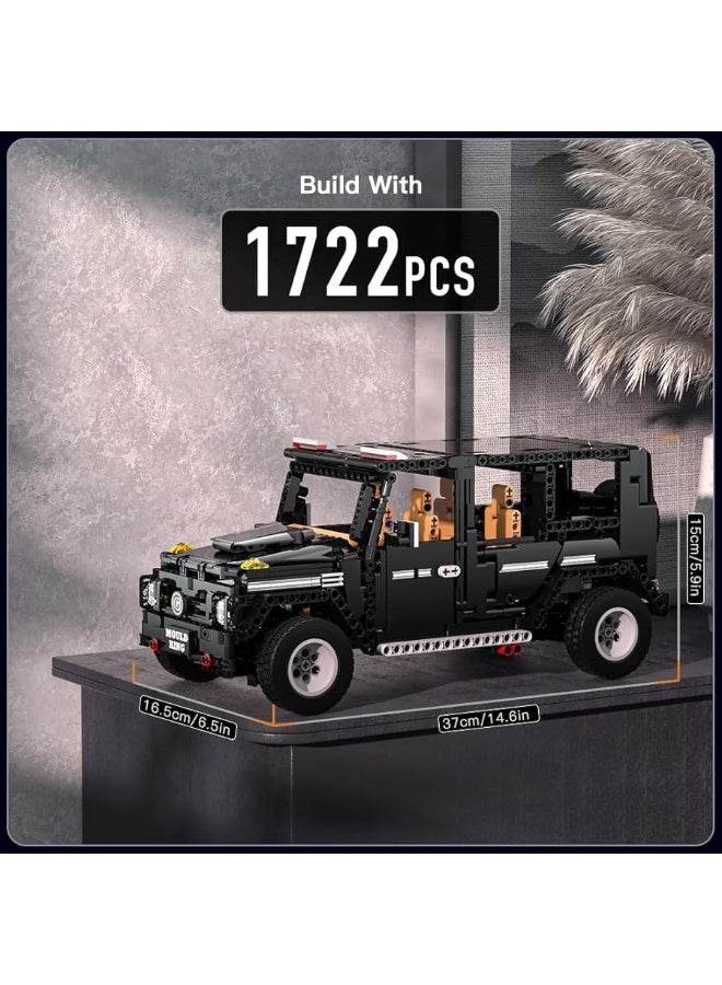 Mould King Cars Brabus AMG G65 SUV Car Toys Building Sets,1:10 Scale Car Kits 13068 Car Building Kit, MOC Car Building Bricks Models, Building Kits Toy Cars for Adults Kids 14+(1722PCS)