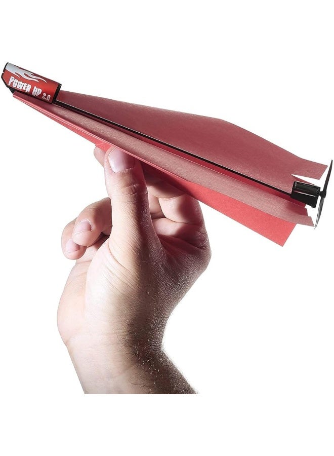 POWERUP 2.0 Paper Airplane Conversion Kit | Electric Motor for DIY Paper Planes | Fly Longer and Farther | Perfect for Kids & Adults | Ready to Use Aeroplane Engine Kits