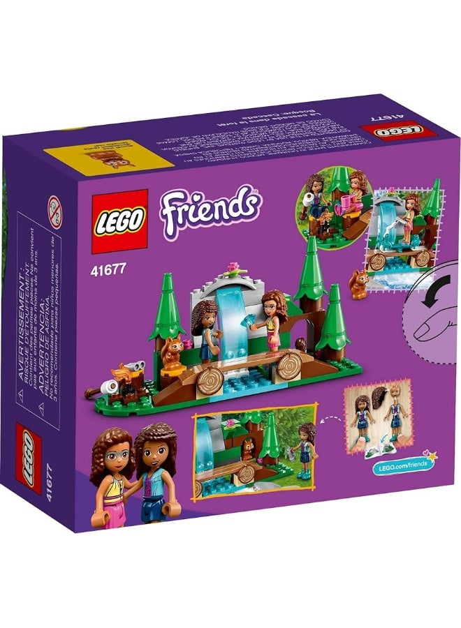 LEGO Friends Forest Waterfall Camping Adventure Set, Building Toys with Andrea and Olivia Mini-Dolls, Toys for 5 Plus Year Old Kids, Girls & Boys, Makes a Great Activity for Kids, 41677