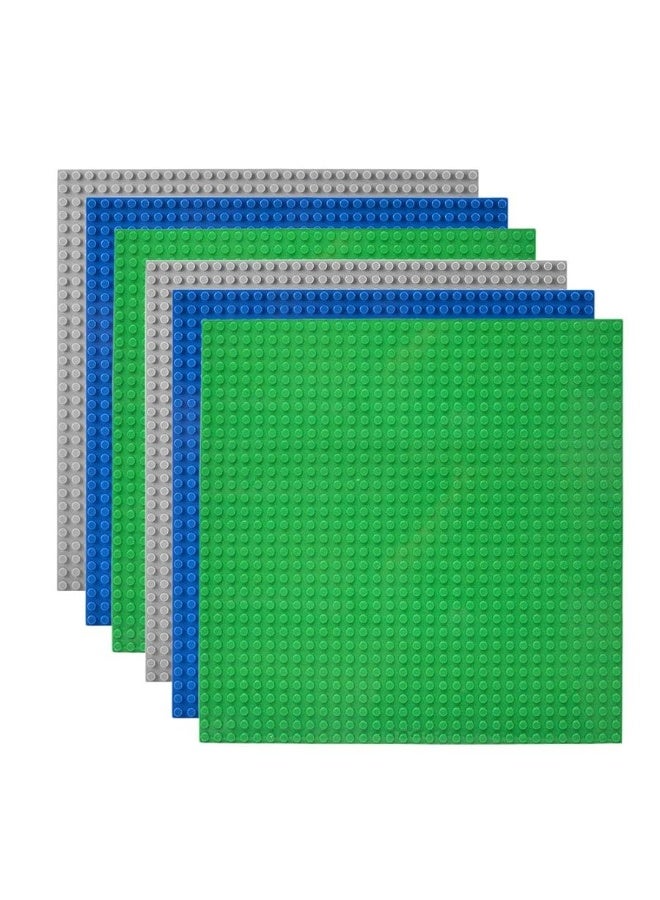 Lekebaby Classic Baseplates Building Base Plates for Building Bricks 100% Compatible with Major Brands-Baseplates 10