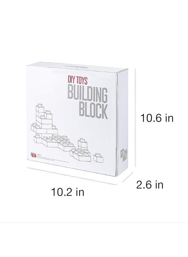 Lekebaby Building Bricks 1500 PCS Classic Building Blocks, Compatible with All Major Brands, White