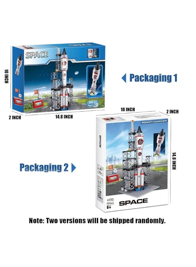 BRICK STORY Rocket Launch Center Space Explorer Building Kit Space Shuttle Adventure Building Sets for Kids 6-12 Years Old City Space Discovery Rocket Spaceship STEM Aerospace Toys (309PCS)