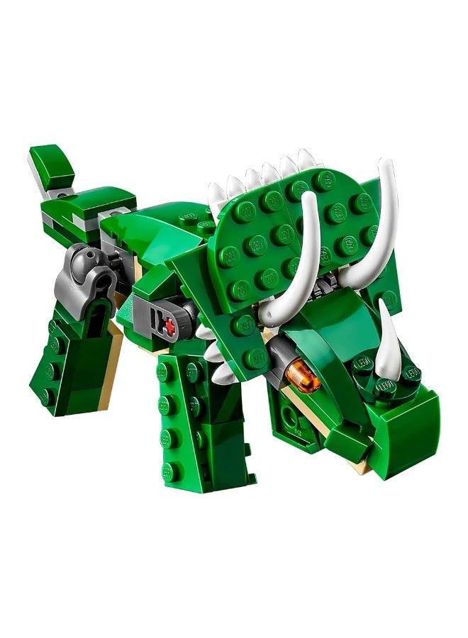 LEGO Creator 3 in 1 Mighty Dinosaur Toy, Transforms from T. rex to Triceratops to Pterodactyl Dinosaur Figures, Great Gift for 7-12 Year Old Boys & Girls, 31058