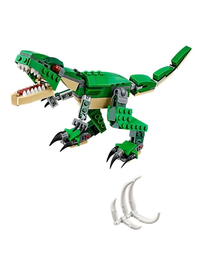 LEGO Creator 3 in 1 Mighty Dinosaur Toy, Transforms from T. rex to Triceratops to Pterodactyl Dinosaur Figures, Great Gift for 7-12 Year Old Boys & Girls, 31058