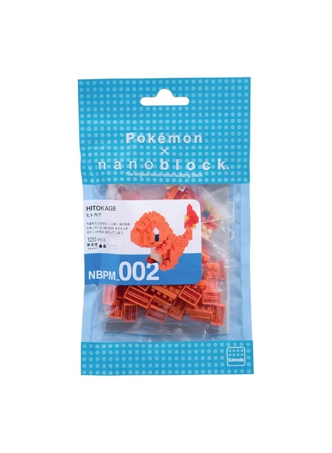 nanoblock - PokÃ©mon - Charmander, PokÃ©mon Series Building Kit