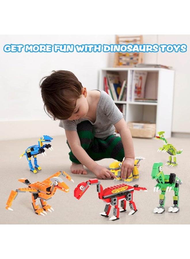 EP EXERCISE N PLAY Dinosaurs Building Blocks, Creative DIY Construction Toy for Boys Girls Aged 6+ (539 Pieces)