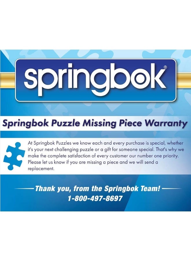 Springbok's 500 Piece Jigsaw Puzzle Evening at The Lake - Made in USA