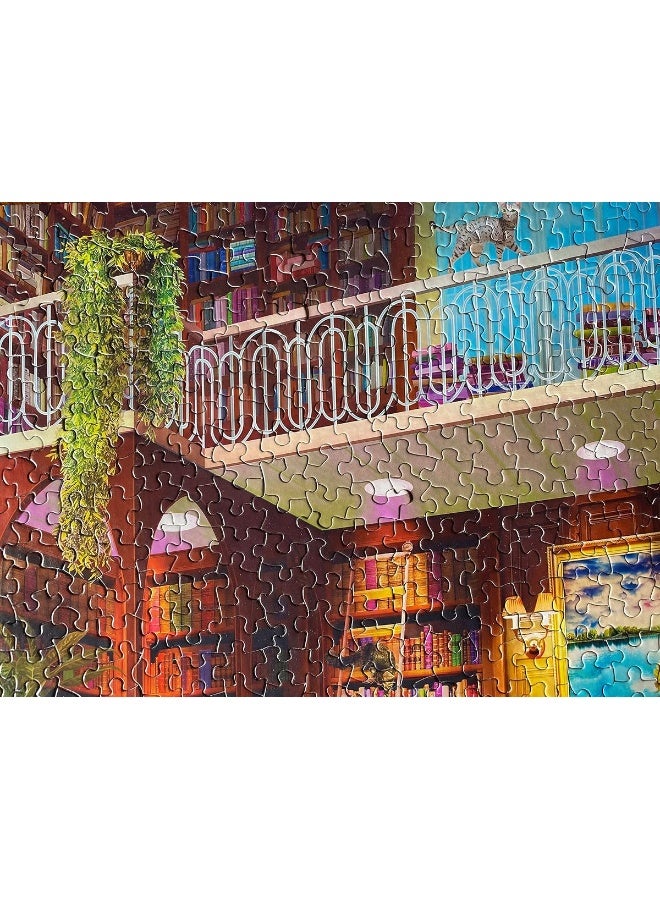 Springbok  The Library  1000 Piece Jigsaw Puzzle Challenge yourself with This colorful image for booklovers