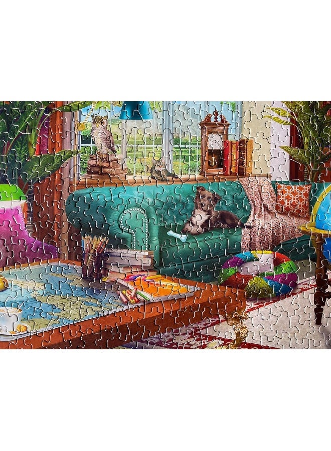 Springbok  The Library  1000 Piece Jigsaw Puzzle Challenge yourself with This colorful image for booklovers