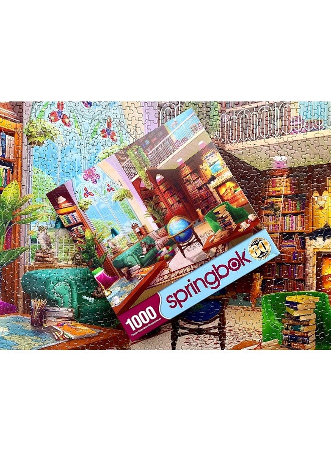 Springbok  The Library  1000 Piece Jigsaw Puzzle Challenge yourself with This colorful image for booklovers