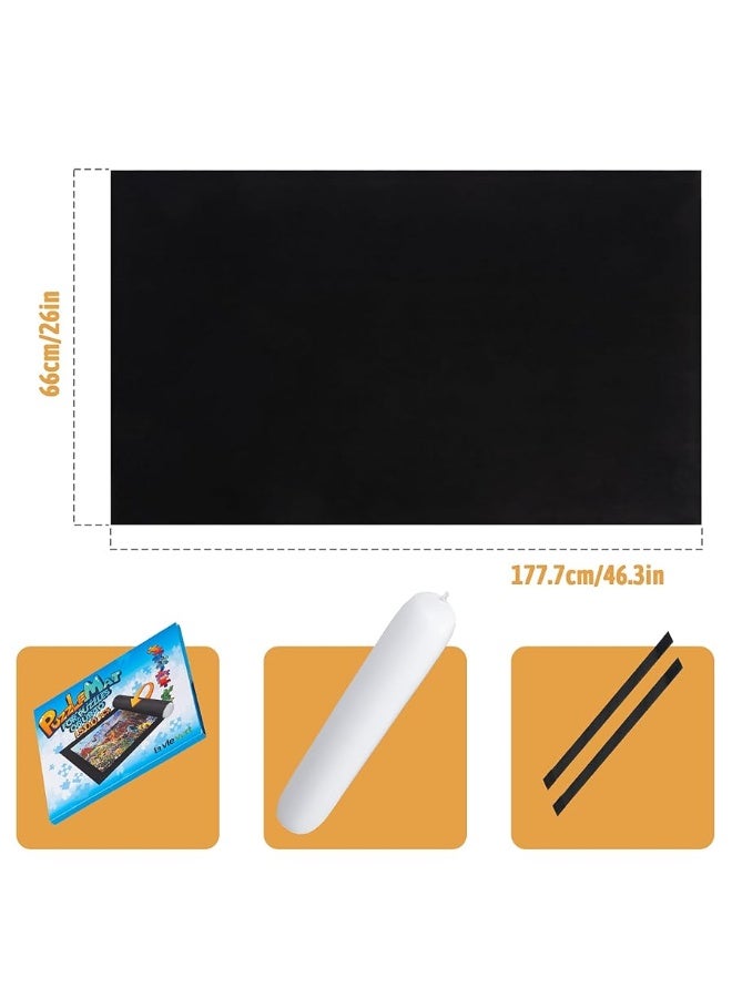 Lavievert Jigsaw Puzzle Mat Roll Up, Portable Puzzle Board Puzzle Storage Puzzle Saver, Environmental Friendly Material, Store Jigsaw Puzzles Up to 1500 Pieces