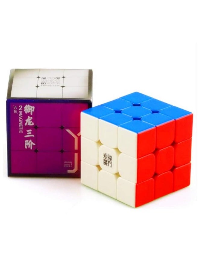 CuberSpeed YJ Yulong V2 M 3x3 stickerless Cube YJ Yulong 2M Magnetic Speed Cube Puzzle