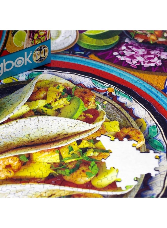 Springbok Taco Table 1000 Piece Jigsaw Puzzle for Adults - Cinco de Mayo Taco Party Theme Great for Game Nights - Finished Size of 30