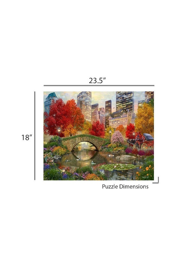 Springbok's 500 Piece Jigsaw Puzzle Central Park Paradise - Made in USA