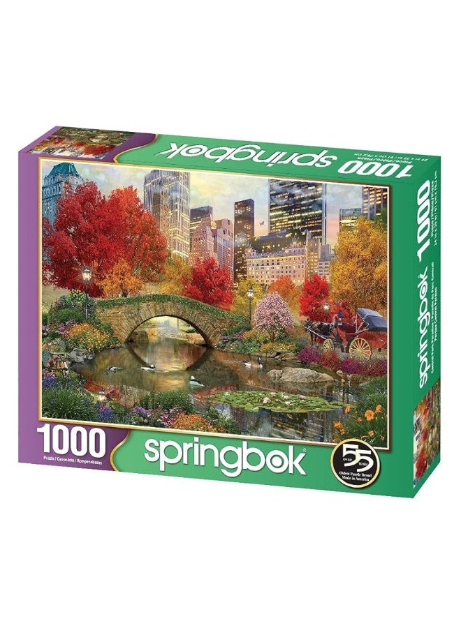 Springbok's 500 Piece Jigsaw Puzzle Central Park Paradise - Made in USA