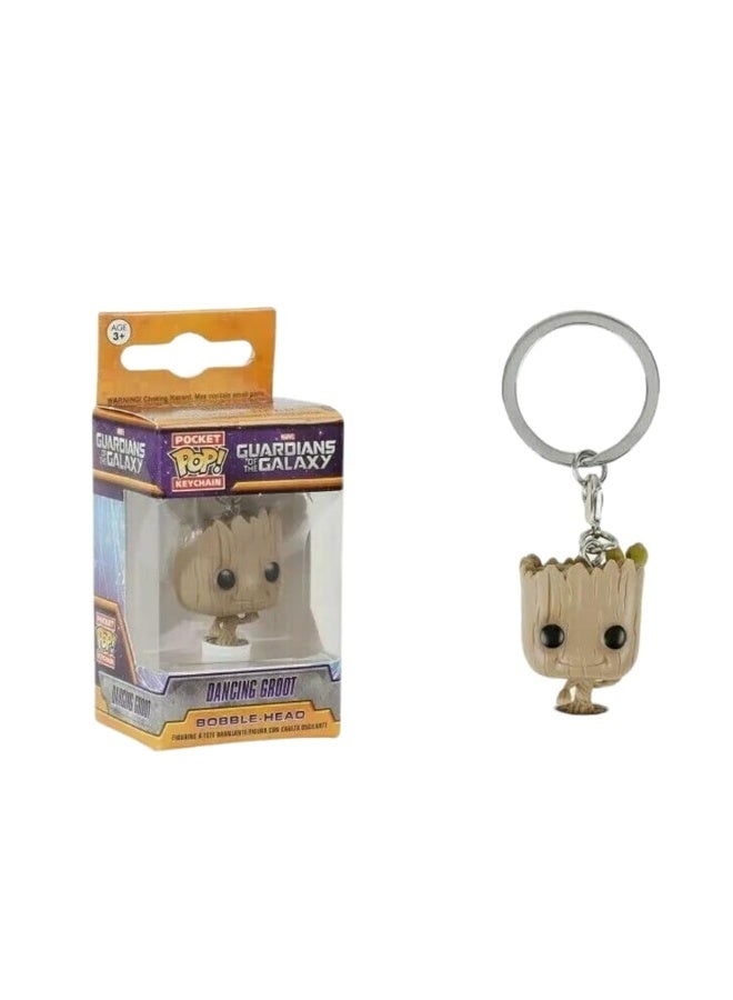 Funko Pocket POP Keychain Baby Groot  Guardians of The Galaxy Novelty Keyring  Collectible Mini Figure  Stocking Filler  Gift Idea  Official Merchandise  Movies Fans  Backpack Decor