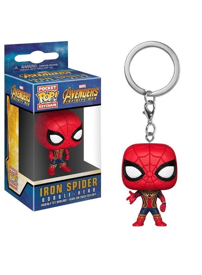 Funko POP Keychain Marvel Avengers Infinity War  Iron Spider Multicolor