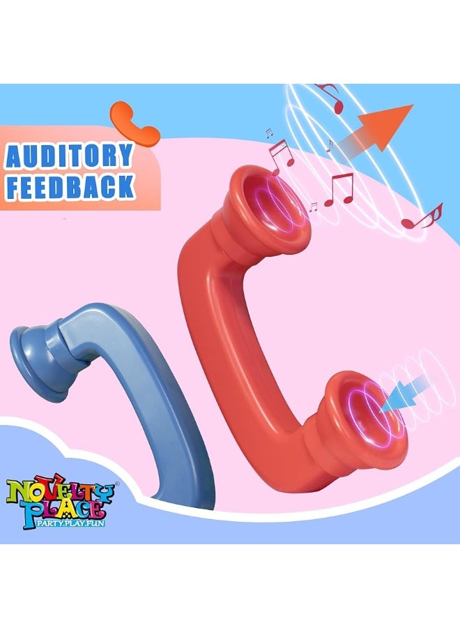 Novelty Place 4 Pack Whisper Phones Speech Therapy Toys for Reading  Auditory Feedback  Improve Fluency Comprehension  Pronunciation Hear Myself Sound Phone  4 Colors