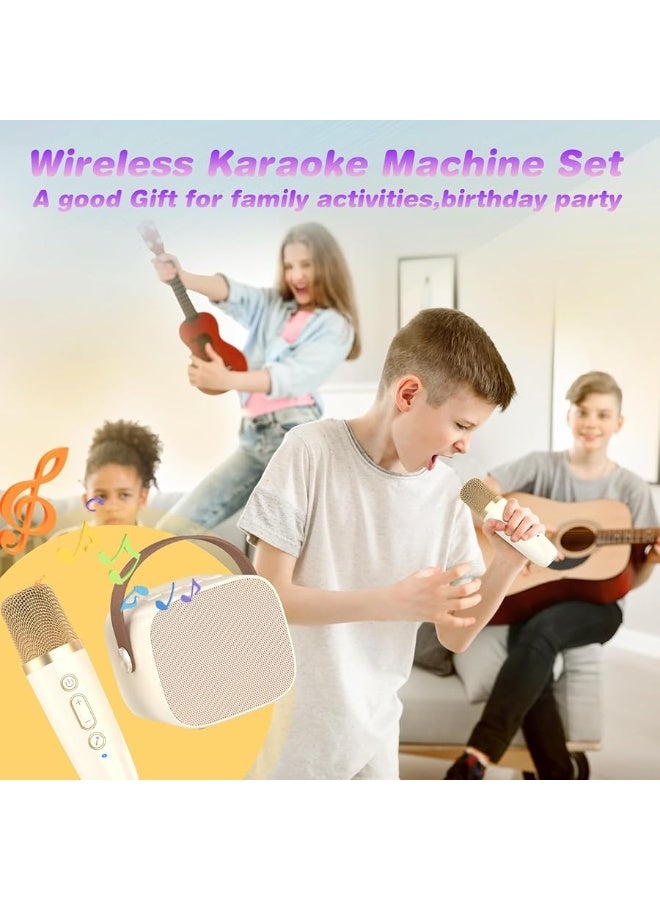 Mini Karaoke Machine,Funny Toys Christmas Birthday Gifts for Kids Age 4-12 Girls,Boys,Adults,MEGUO Karaoke Microphone Toys for 4,5,6,7,8,9,10,11,12+ Year Old Girls Boys Kids Birthday Party