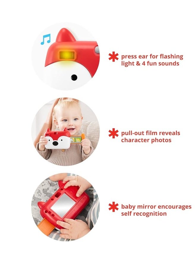 Skip Hop Film Camera Baby Toy, Baby Role Play Toy with Mirror, Sound, and Light