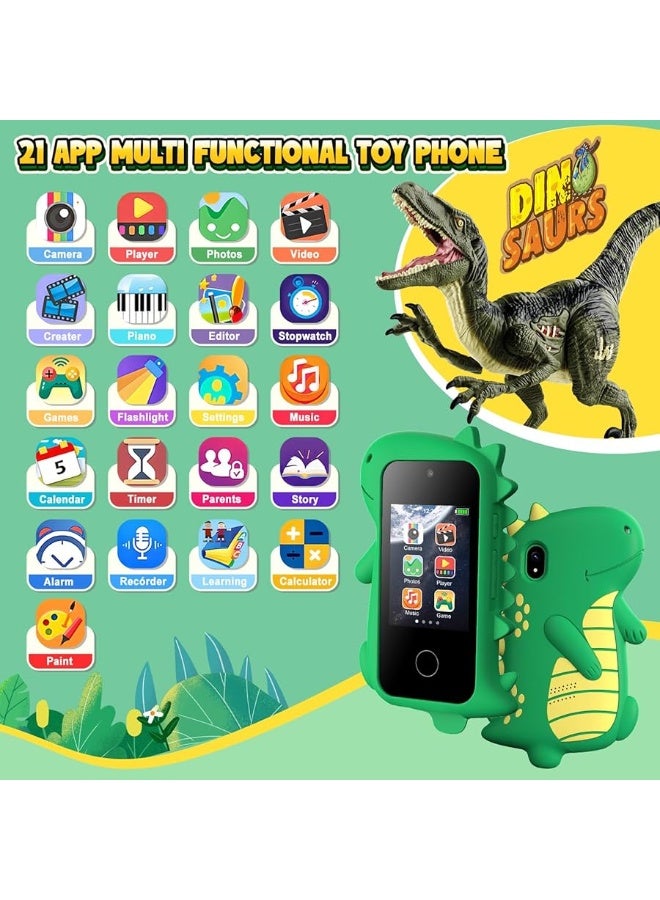 Kids Smart Phone for Girls Boys Toddlers Baby Childrens 3-8 Years Old Kids Cell Phone Touchscreen Learning Toys Gifts for Birthday Christmas