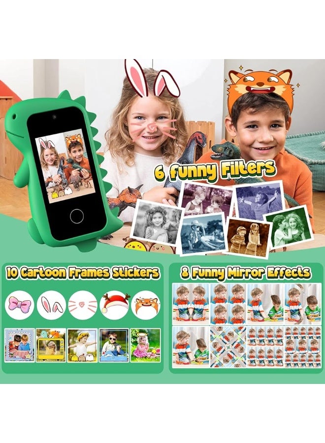 Kids Smart Phone for Girls Boys Toddlers Baby Childrens 3-8 Years Old Kids Cell Phone Touchscreen Learning Toys Gifts for Birthday Christmas