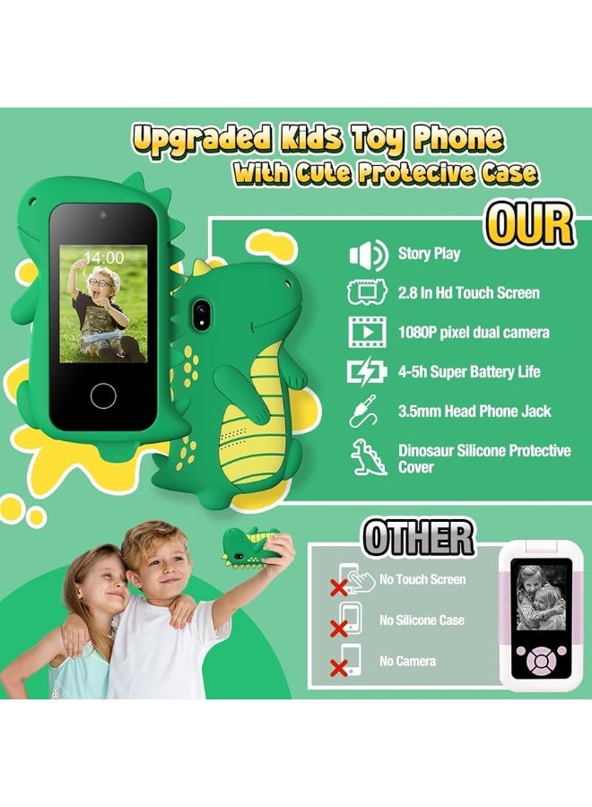 Kids Smart Phone for Girls Boys Toddlers Baby Childrens 3-8 Years Old Kids Cell Phone Touchscreen Learning Toys Gifts for Birthday Christmas