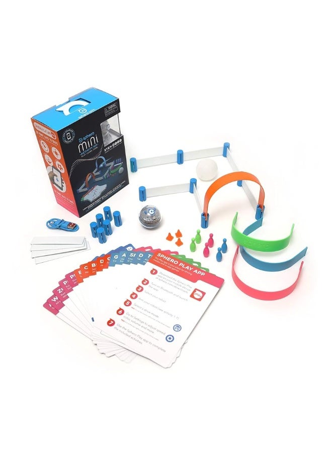 Sphero Mini Activity Kit - App-Enabled Coding Robot - 55 Piece Construction Set & Activity Cards - STEM Educational Toy for Kids - Bluetooth Connectivity - Interactive & Fun Learning for Ages 8+