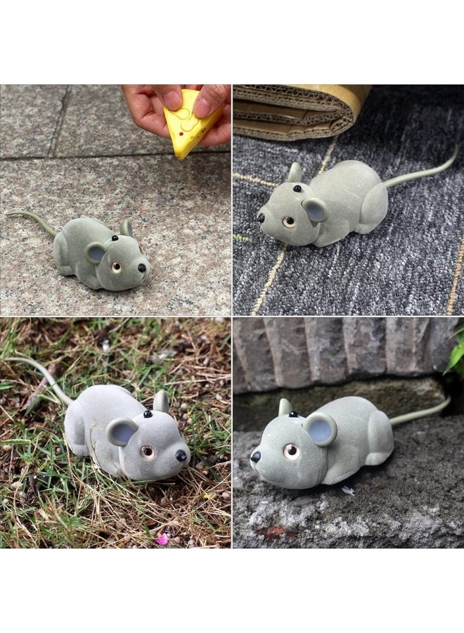 Tipmant Cute RC Mice Remote Control Rat Animal Toy Electric Car Vehicle for Pet Cat Dog Realistic Kids Birthday Gifts