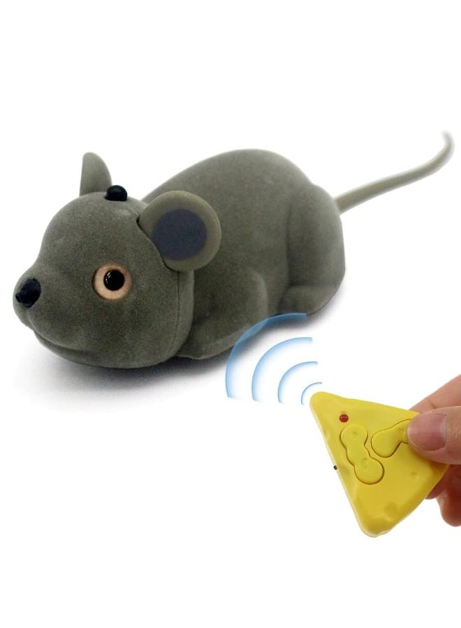 Tipmant Cute RC Mice Remote Control Rat Animal Toy Electric Car Vehicle for Pet Cat Dog Realistic Kids Birthday Gifts