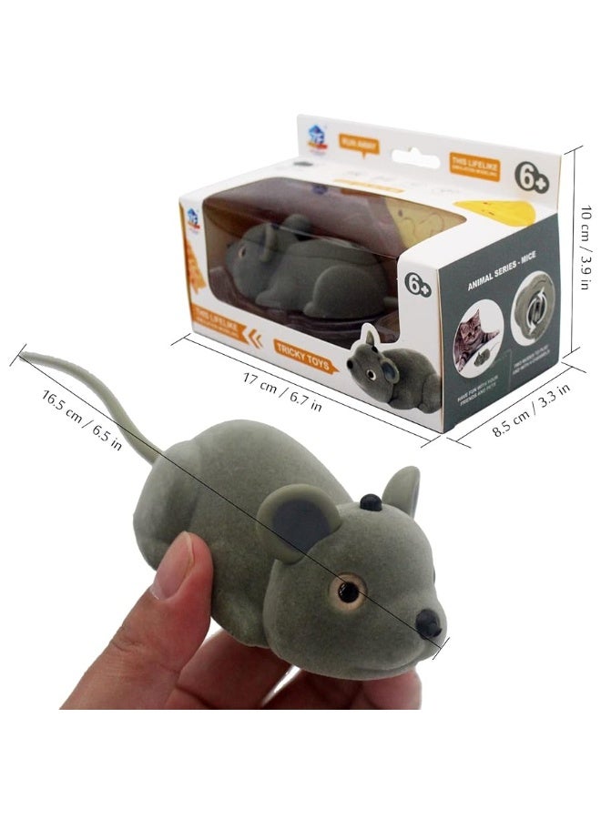 Tipmant Cute RC Mice Remote Control Rat Animal Toy Electric Car Vehicle for Pet Cat Dog Realistic Kids Birthday Gifts