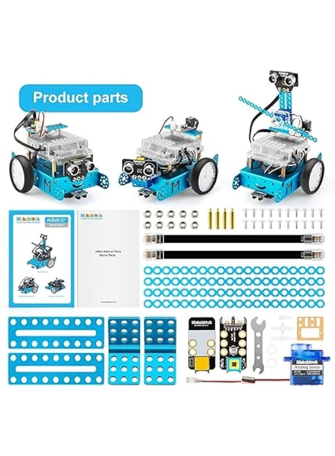 Makeblock Interactive Light  Sound Robot Addon Pack Designed for mBot 3in1 Robot Addon Pack 3 Shapes