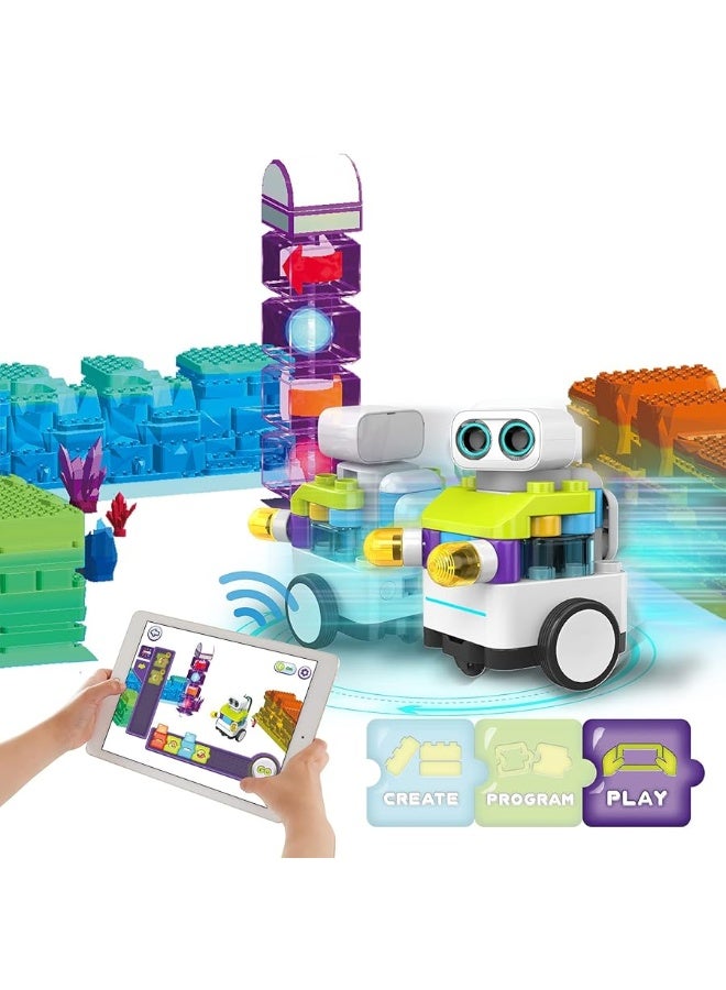 BOTZEES Classic Plus Coding Robots for Kids, Remote Control Robot, 8 in 1 AR STEM Toys for 4+ Years Old Kids (APP Based, iOS, Android and Kindle Fire Compatible)