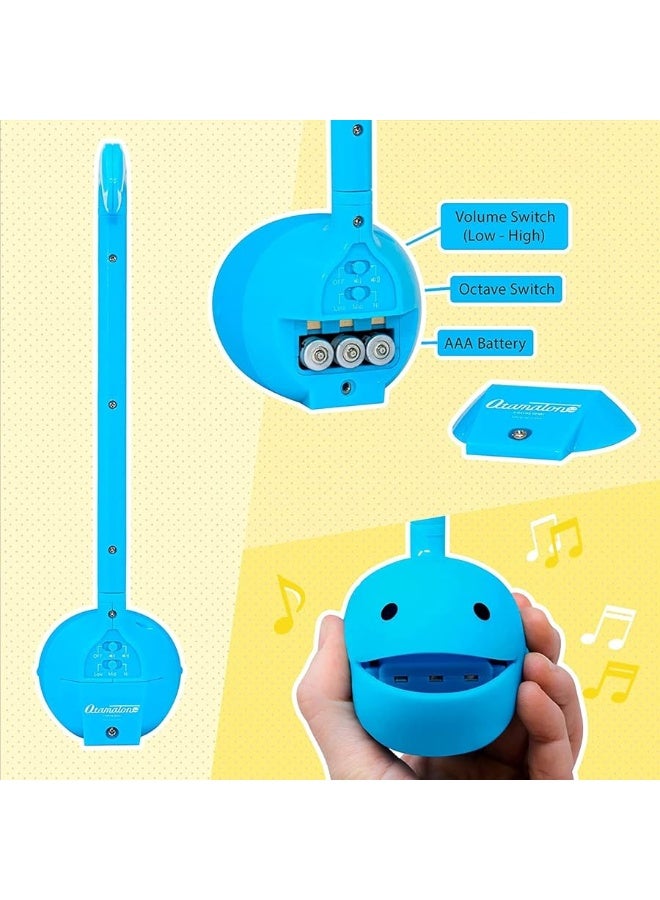 Otamatone Japanese Electronic Musical Instrument Portable Music Synthesizer from Japan by Maywa Denki Studio, Award Winning, Educational Fun Gift for Children, Teens & Adults - Blue