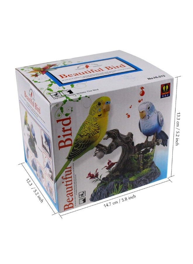 Tipmant Eelctric Birds Talking Parrots Electronic Pets Office Home Decoration Recording & Playback Function, Pen Holders Kids Toys