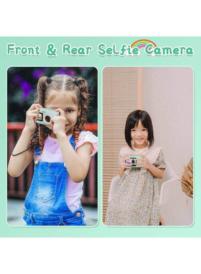 SJCAM Upgrade Kids Camera Dual Screen, Christmas Birthday Gifts for Girls Boys Age 3-10, 1080P 44MP HD Digital Video Cameras for Toddler, Portable Toy for 3 4 5 6 7 8 9 10 Year Old Children