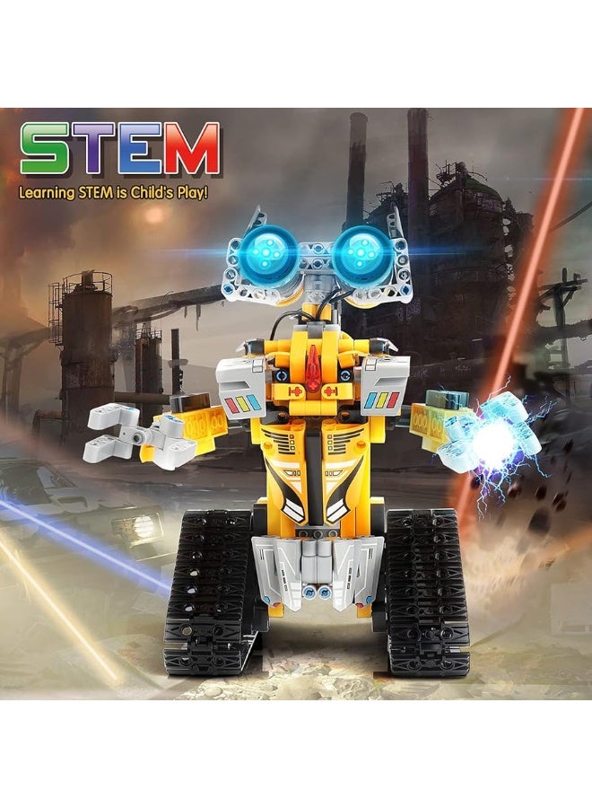 Sillbird STEM Projects for Kids Ages 8-12, Remote & APP Controlled Robot Building kit Toys Gifts for Boys Girls Age 8 9 10 11 12-15 (468 Pcs)