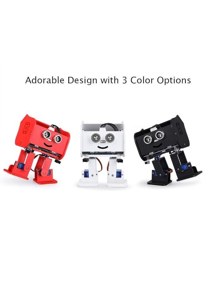 ELEGOO Penguin Bot Biped Robot Kit Compatible with Arduino IDE, STEM Project for Kids, Teens, Adults, Robotics & Engineering Toy, Science & Coding Set for Kids, Gift for Boys Girls (Black)