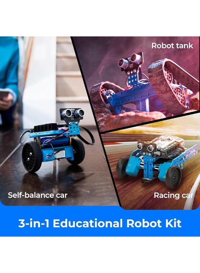 Makeblock mBot Ranger 3 in 1 Robot Kit, Robotics Coding Kit for Kids to Learn Scratch & Arduino Programming, STEM Educational Building Toys Gift for Kids Ages 10+