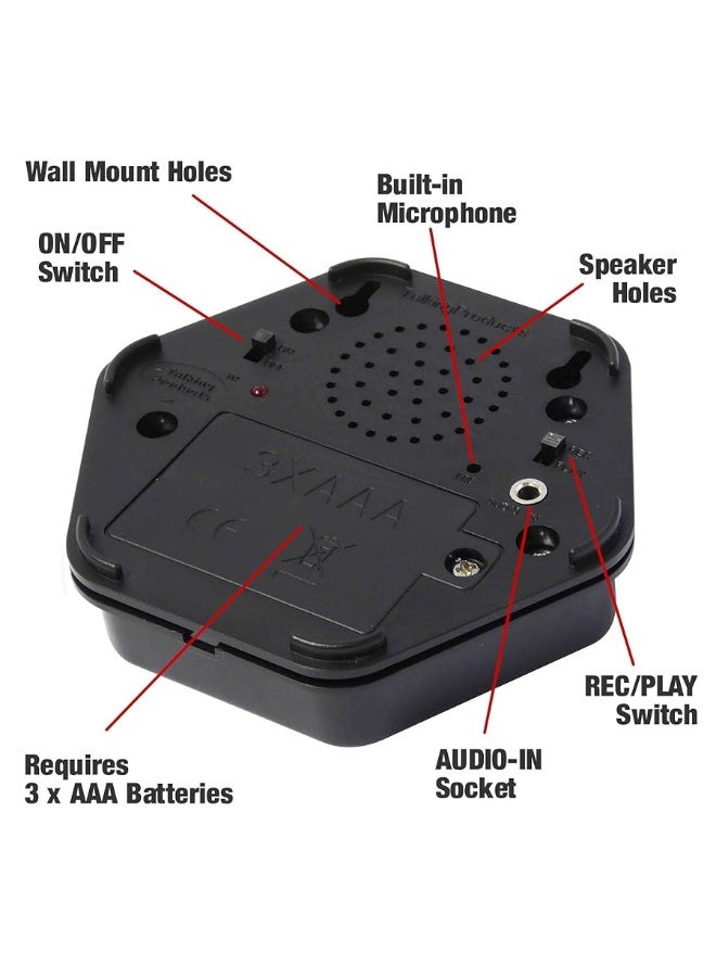 Talking Products, Talking Tiles Voice Recorders, Communication Sound Buttons. Pack of 6 Colors, 80 Seconds Recording. Educational Classroom Learning Resources, Game Show Answer Buzzers.