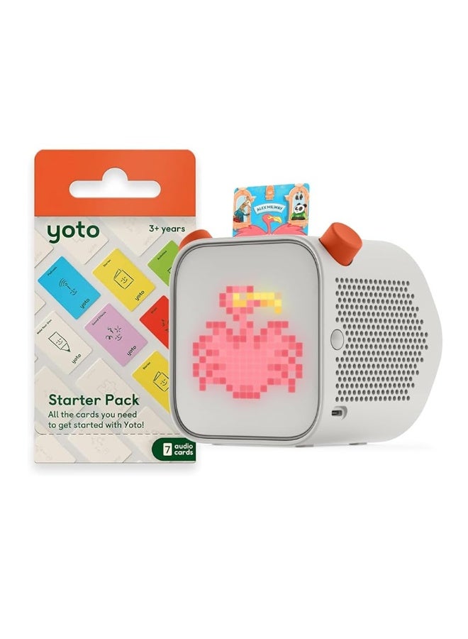 Yoto Player Bluetooth Speaker for Kids - Plays Stories, Music, Podcasts with Starter Pack