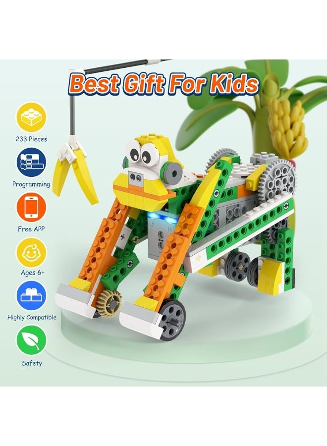 20-in-1 Robot Kit, STEM Programming Educational Building Block Robot Toy for Kids, Coding Learning, APP RC Robot/Car, Ideal Gift for Boys and Girls Ages 6+