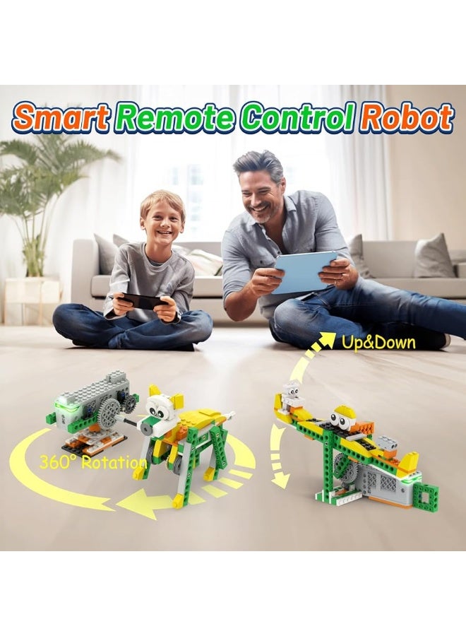 20-in-1 Robot Kit, STEM Programming Educational Building Block Robot Toy for Kids, Coding Learning, APP RC Robot/Car, Ideal Gift for Boys and Girls Ages 6+