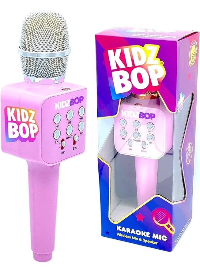 Move2Play, Kidz Bop Karaoke Microphone | The Hit Music Brand for Kids | Birthday Gift for Girls and Boys | Toy for Kids Ages 4, 5, 6, 7, 8+ Years Old