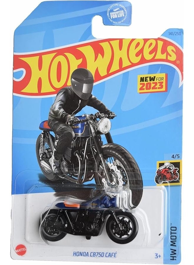 Hot Wheels Honda CB750 Cafe, HW Moto 4/5 [Blue seat] 141/250