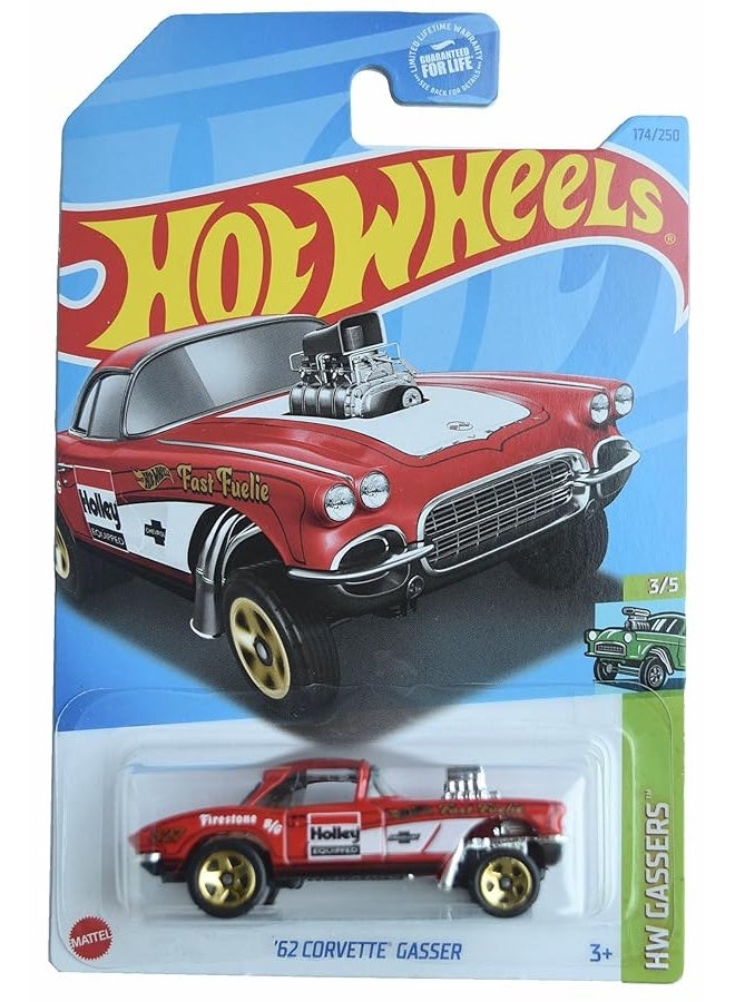 Hot Wheels '62 Corvette Gasser, HW Gassers 3/5 [red] 174/250