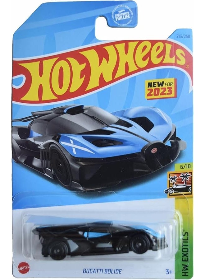 Hot Wheels Bugatti Bolide, HW Exotics 6/10 [Black/Blue] 213/250